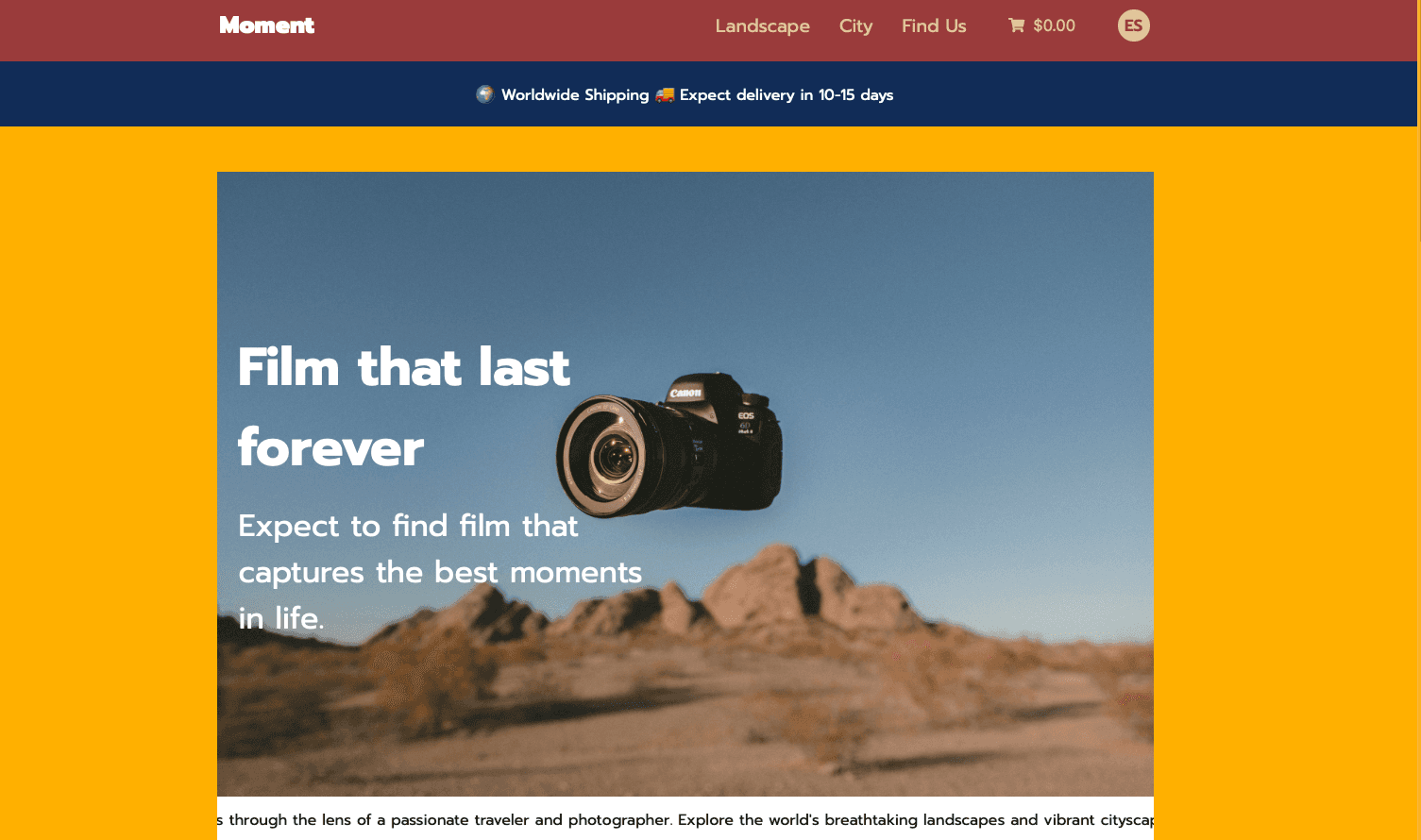 Film E-Commerce Website